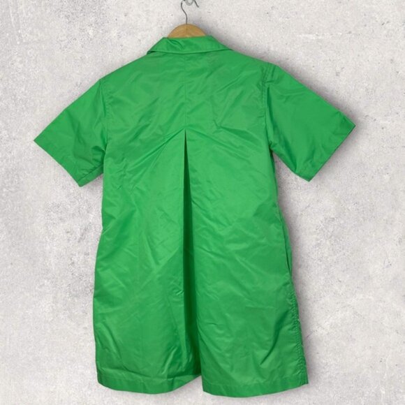 NEW Remain Birger Christensen Green Storm Mini Dress Size 4 Collared Bright NWOT - Picture 6 of 13